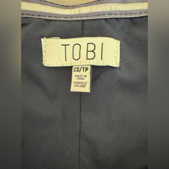 Tobi Navy Strapless Wide Leg Jumpsuit - Picture 7 of 7